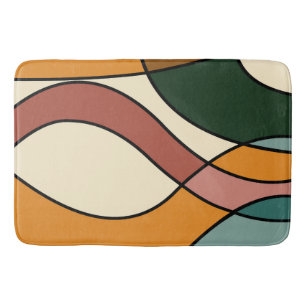 Serene Savanna Gentle Abstract Modern Earthy Bath Mat