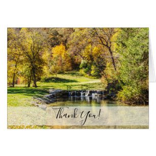 Serene Scene Dogwood Canyon Thank You Card
