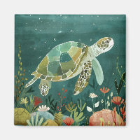 Serene Sea Turtle: Underwater Oasis