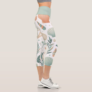 Serene Sealife Capri Leggings