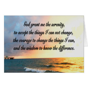 SERENE SERENITY PRAYER SUNRISE PHOTO DESIGN