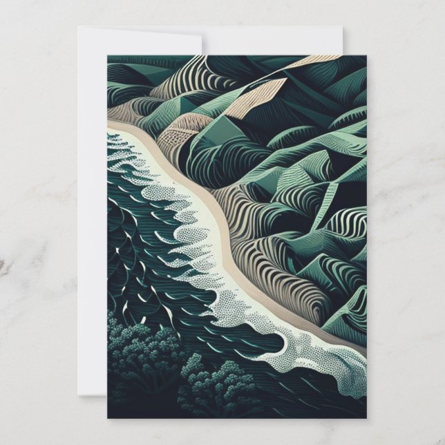 Serene Shores Announcement (Front)