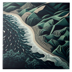 Serene Shores Ceramic Tile