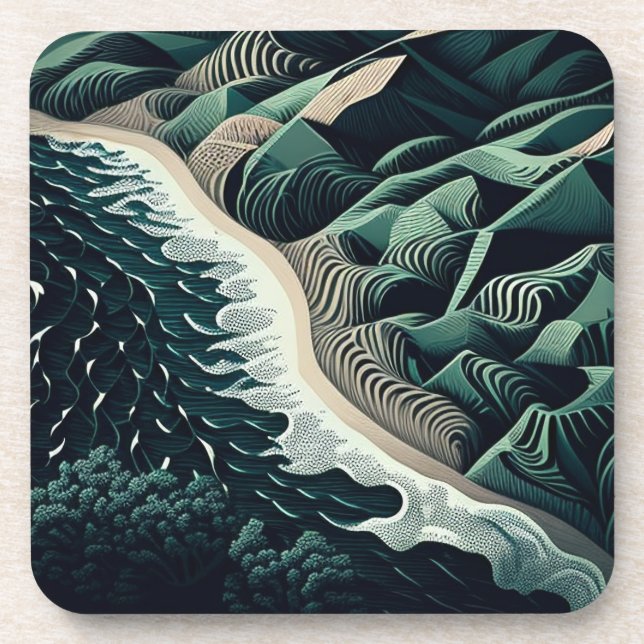 Serene Shores Coaster (Front)