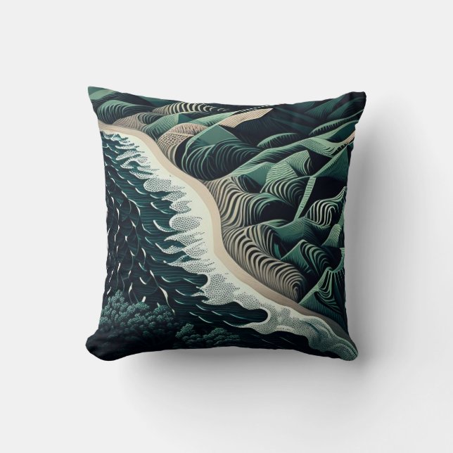 Serene Shores Cushion (Front)