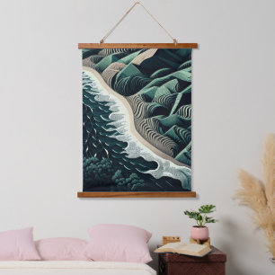Serene Shores Hanging Tapestry