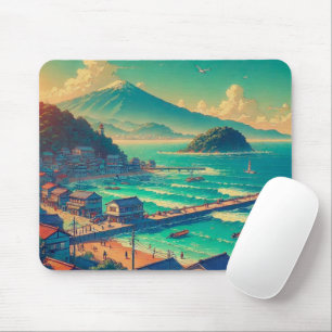 Serene Shores of Fuji Mouse Pad