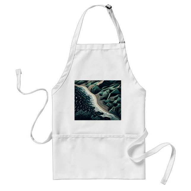 Serene Shores Standard Apron (Front)