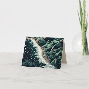 Serene Shores Thank You Card