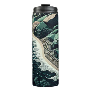 Serene Shores Thermal Tumbler