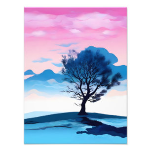 Serene Solitude: A Moment of Tranquillity Photo Print