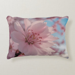 Serene Spring Flower Art Decorative Cushion