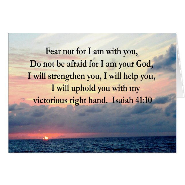 SERENE SUNRISE ISAIAH 41:10 (Front Horizontal)