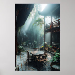 Serene Sunset - Beautiful Landscape Photography Po Poster