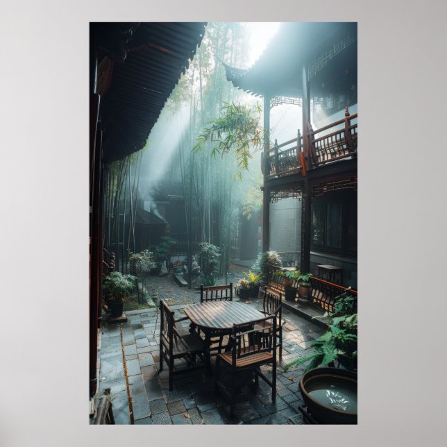 Serene Sunset - Beautiful Landscape Photography Po Poster (Front)