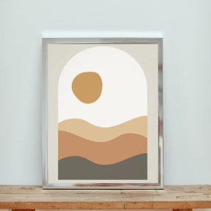 Serene Sunset Over the Mountains  Photo Print
