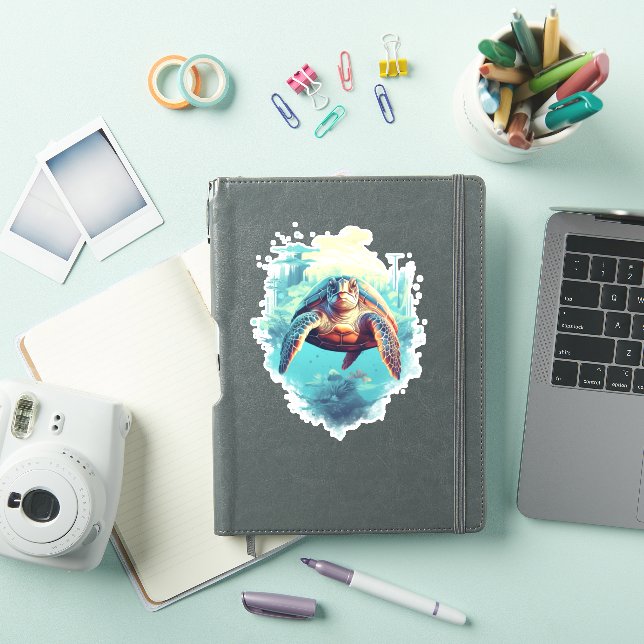 Serene Underwater Turtle Copy Copy (iPad Cover)
