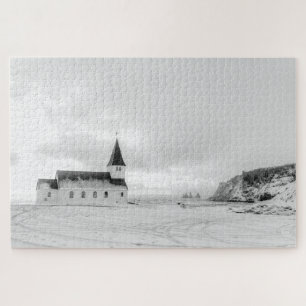 Serene Vík i Myrdal Church Jigsaw Puzzle