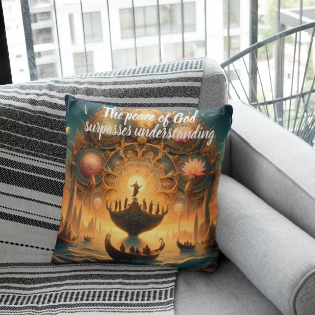 Serene Voyage: Boat Drifting on Water Cushion (Creator Uploaded)