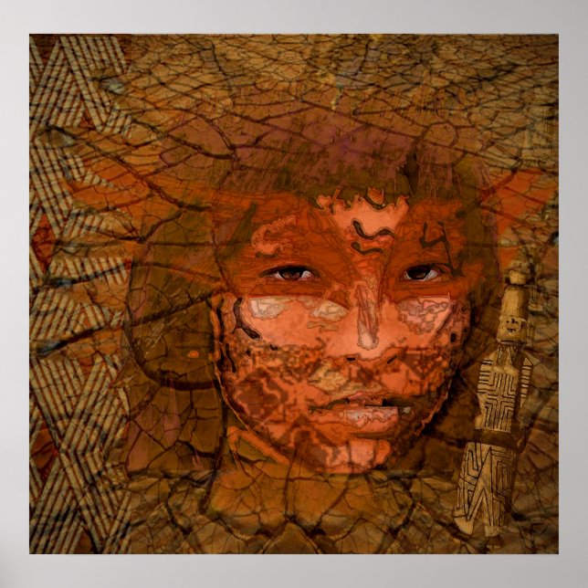 Serene Warrior Poster (Front)