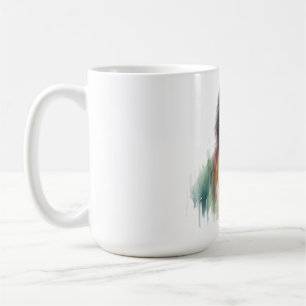 Serene Watercolor Jesus Christ Portrait – Spiritua Coffee Mug