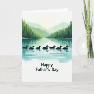 Serene Waters Fathers Day Card