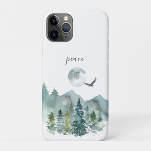 Serene White Mountain Landscape Peace iPhone 11 Pro Case