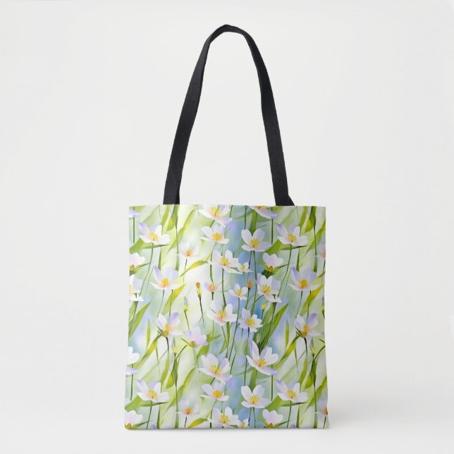 Serene Wildflower   Tote Bag (Front)