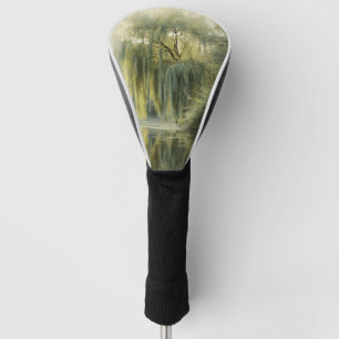 Serene Willow Tree Reflection Nature Art (10) Golf Head Cover