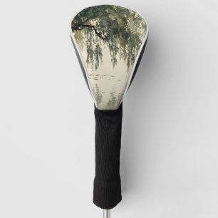 Serene Willow Tree Reflection Nature Art (11) Golf Head Cover