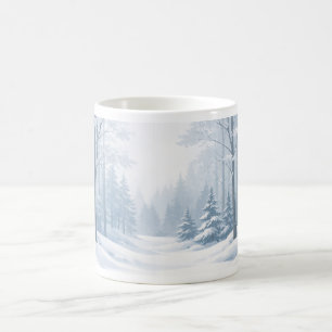 Serene Winter Forest Mug