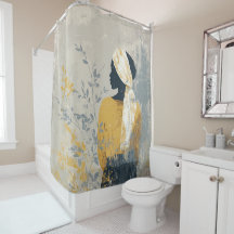 Serene Woman and All the Gilded Foliage
