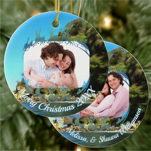 Serene Yelapa Christmas 0758 Ceramic Ornament