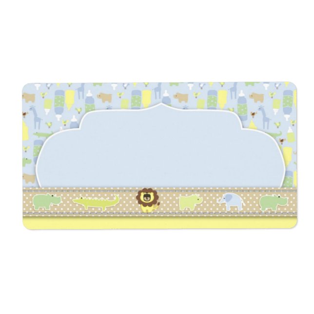 Serengeti Baby Name Tag (Front)