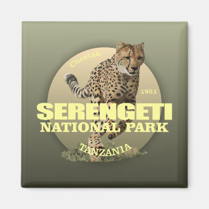 Serengeti National Park (Cheetah) WT Magnet