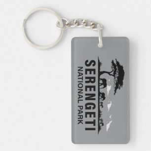 Serengeti National Park Tanzania Key Ring