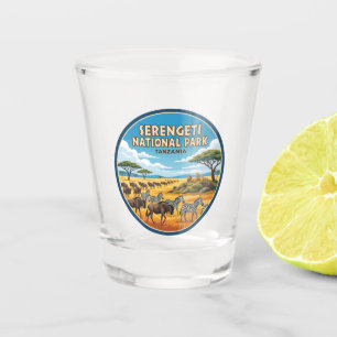 Serengeti National Park Tanzania Shot Glass
