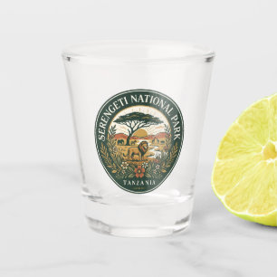 Serengeti National Park Tanzania Shot Glass
