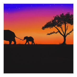 Serengeti Nights Poster