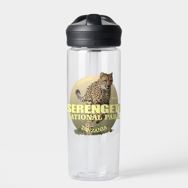 Serengeti NP (Cheetah) WT  Water Bottle (Front)