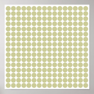 Serengeti Safari Dot Poster