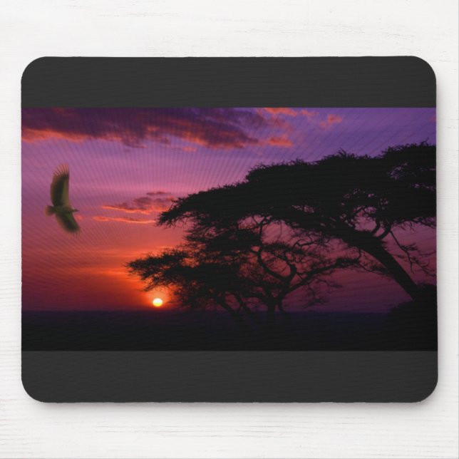 Serengeti Sunset Mouse Pad (Front)