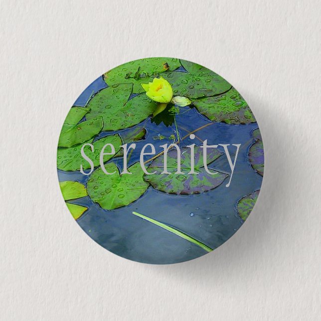serenity 3 cm round badge (Front)
