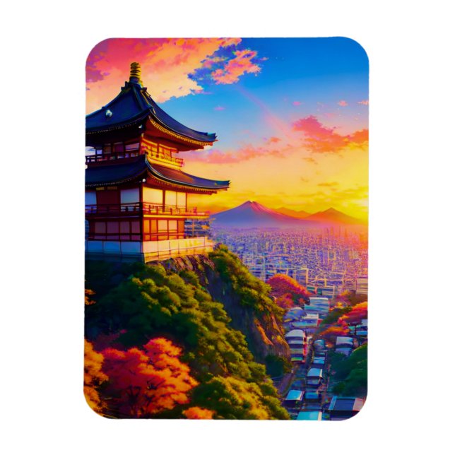Serenity Above the Metropolis Magnet (Vertical)