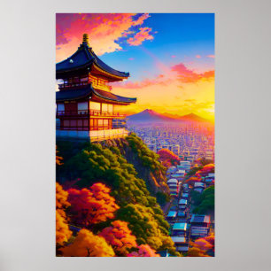 Serenity Above the Metropolis Poster