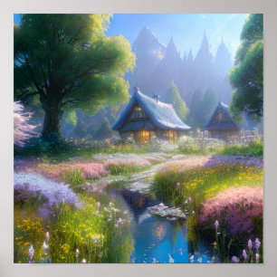 Serenity Amidst Nature Poster