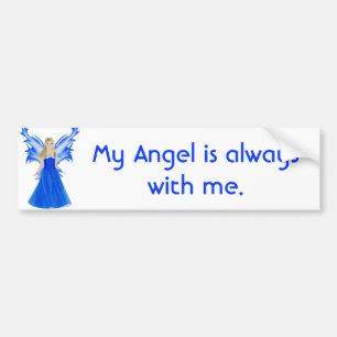 Serenity Angel Bumper Sticker