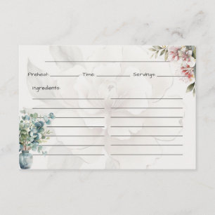 Serenity Basic Recipe Card