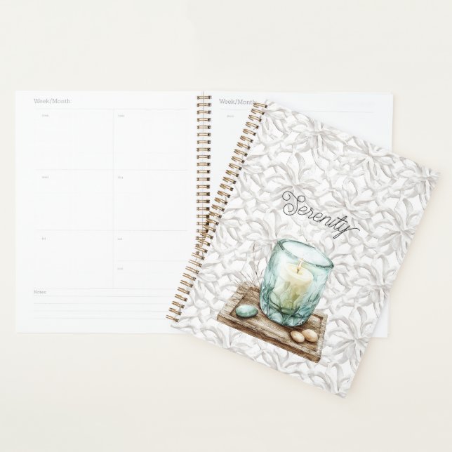 Serenity Beach Candle Stones Planner (Display)