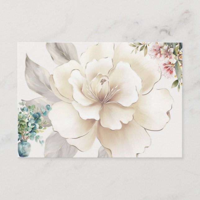 Serenity Blank Recipe Card (Front)